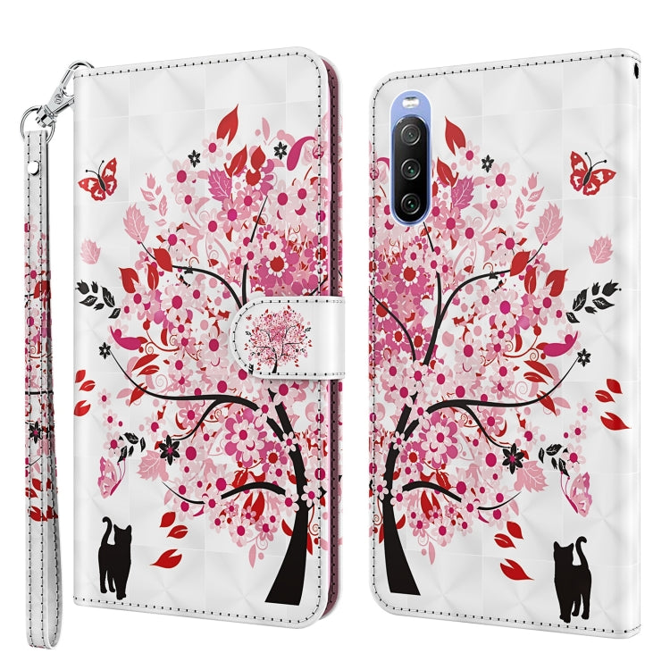 3D Painting Pattern TPU + PU Leather Phone Case, For Sony Xperia 10 III, For OPPO A16 / A54 5G