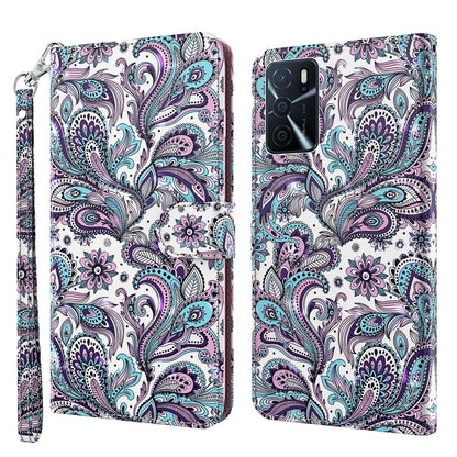 3D Painting Pattern TPU + PU Leather Phone Case, For Sony Xperia 10 III, For OPPO A16 / A54 5G