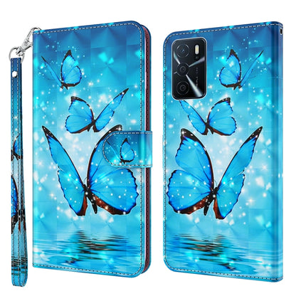 3D Painting Pattern TPU + PU Leather Phone Case, For Sony Xperia 10 III, For OPPO A16 / A54 5G