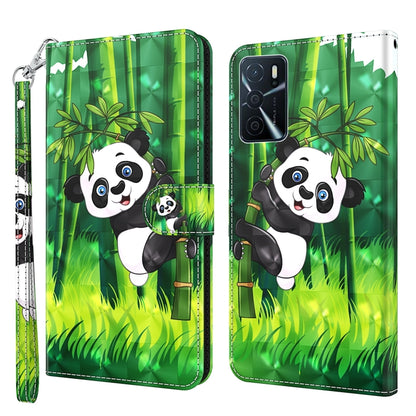 3D Painting Pattern TPU + PU Leather Phone Case, For Sony Xperia 10 III, For OPPO A16 / A54 5G