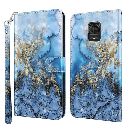 3D Painting Pattern TPU + PU Leather Phone Case, For Xiaomi Redmi Note 10 Lite, For Xiaomi Redmi Note 11