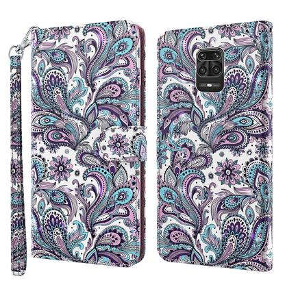 3D Painting Pattern TPU + PU Leather Phone Case, For Xiaomi Redmi Note 10 Lite, For Xiaomi Redmi Note 11