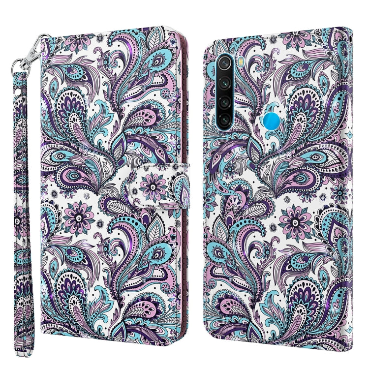 3D Painting Pattern TPU + PU Leather Phone Case, For Xiaomi Redmi Note 11 Pro / 11 Pro+, For Xiaomi Redmi Note 8 2021