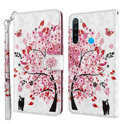 3D Painting Pattern TPU + PU Leather Phone Case, For Xiaomi Redmi Note 11 Pro / 11 Pro+, For Xiaomi Redmi Note 8 2021