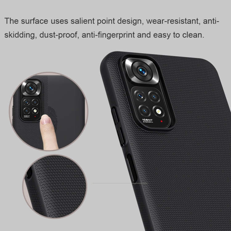 NILLKIN Frosted PC Phone Case, For Xiaomi Poco M4 Pro, For Xiaomi Redmi Note 11 Pro, For Xiaomi Redmi Note 11 4G Global, For Xiaomi Redmi Note 11S, For OPPO Realme 9i, For OPPO Realme GT2 Pro, For Xiaomi Redmi Note 11 Pro / 11 Pro 5G / 11 Pro+ 5G Global