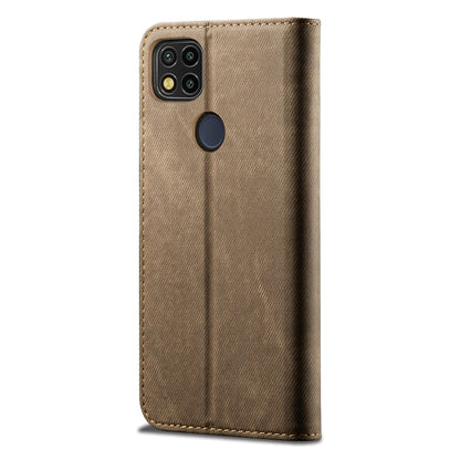 Denim Texture Casual Style Leather Phone Case, For Xiaomi Redmi 10A / 9C