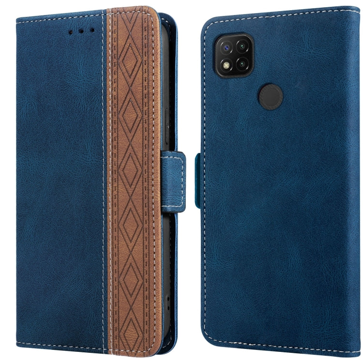 Stitching Side-Magnetic RFID Leather Phone Case, For Xiaomi Redmi 9, For Xiaomi Redmi 9A, For Xiaomi Redmi 9C, For Xiaomi Redmi 9T, For Xiaomi Redmi Note 9 Pro 4G / 9S, For Xiaomi Redmi Note 9 / 10X