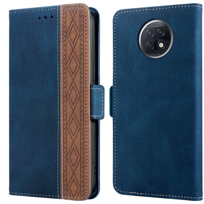 Stitching Side-Magnetic RFID Leather Phone Case, For Xiaomi Redmi Note 9T 5G, For Xiaomi Redmi Note 10 4G, For Xiaomi Redmi Note 10 Pro, For Xiaomi Redmi Note 11, For Xiaomi Redmi Note 11 International, For Xiaomi Redmi Note 10 JP Version
