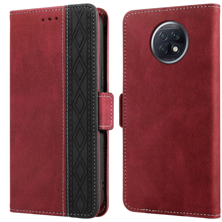 Stitching Side-Magnetic RFID Leather Phone Case, For Xiaomi Redmi Note 9T 5G, For Xiaomi Redmi Note 10 4G, For Xiaomi Redmi Note 10 Pro, For Xiaomi Redmi Note 11, For Xiaomi Redmi Note 11 International, For Xiaomi Redmi Note 10 JP Version