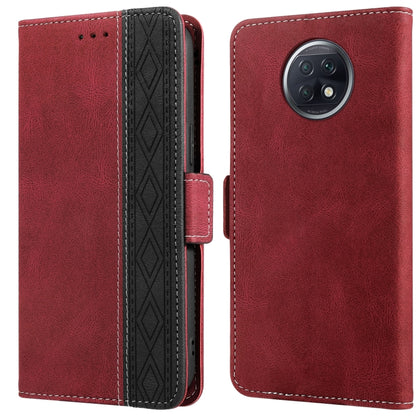 Stitching Side-Magnetic RFID Leather Phone Case, For Xiaomi Redmi Note 9T 5G, For Xiaomi Redmi Note 10 4G, For Xiaomi Redmi Note 10 Pro, For Xiaomi Redmi Note 11, For Xiaomi Redmi Note 11 International, For Xiaomi Redmi Note 10 JP Version