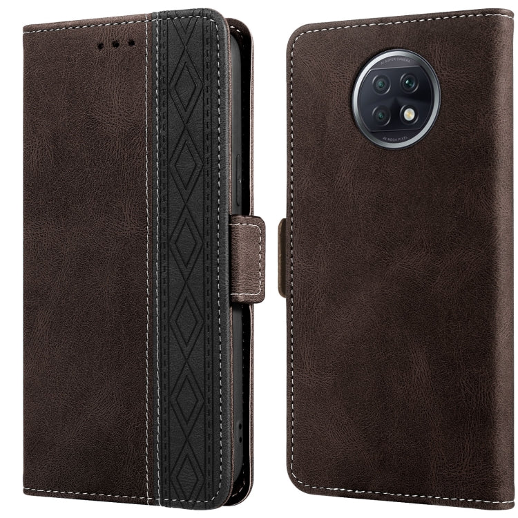 Stitching Side-Magnetic RFID Leather Phone Case, For Xiaomi Redmi Note 9T 5G, For Xiaomi Redmi Note 10 4G, For Xiaomi Redmi Note 10 Pro, For Xiaomi Redmi Note 11, For Xiaomi Redmi Note 11 International, For Xiaomi Redmi Note 10 JP Version