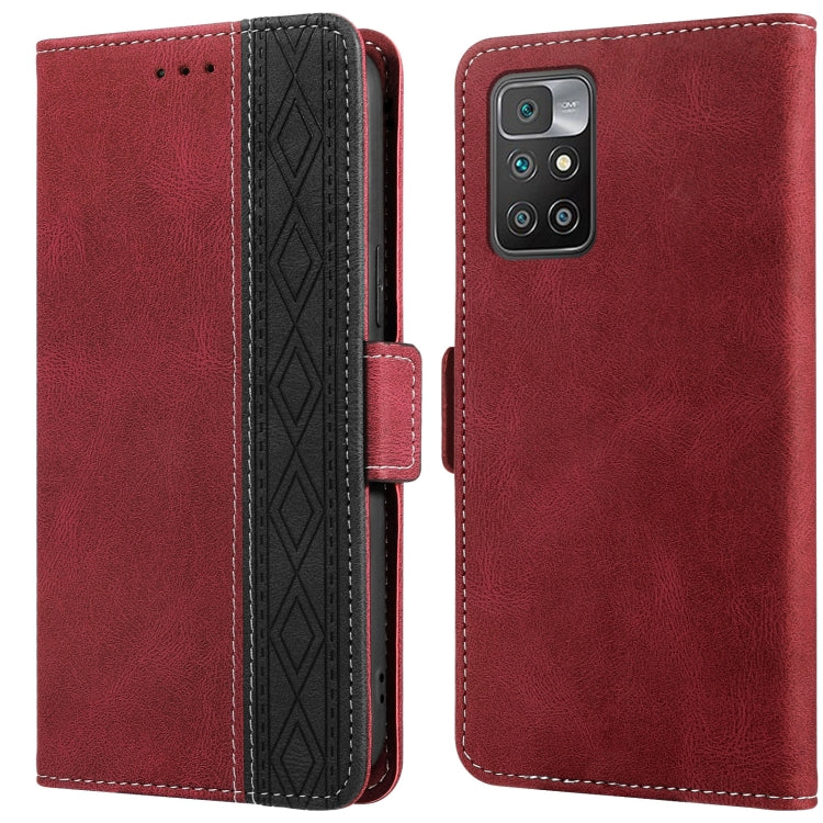 Stitching Side-Magnetic RFID Leather Phone Case, For Xiaomi Redmi 10 4G, For Xiaomi Redmi Note 11 Pro, For Xiaomi Mi 11 Lite, For Xiaomi Mi 11T, For Xiaomi Poco X3, For Xiaomi 12