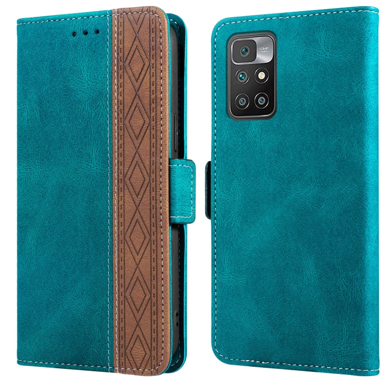 Stitching Side-Magnetic RFID Leather Phone Case, For Xiaomi Redmi 10 4G, For Xiaomi Redmi Note 11 Pro, For Xiaomi Mi 11 Lite, For Xiaomi Mi 11T, For Xiaomi Poco X3, For Xiaomi 12