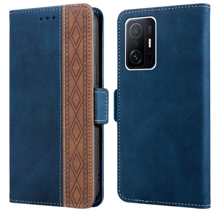 Stitching Side-Magnetic RFID Leather Phone Case, For Xiaomi Redmi 10 4G, For Xiaomi Redmi Note 11 Pro, For Xiaomi Mi 11 Lite, For Xiaomi Mi 11T, For Xiaomi Poco X3, For Xiaomi 12