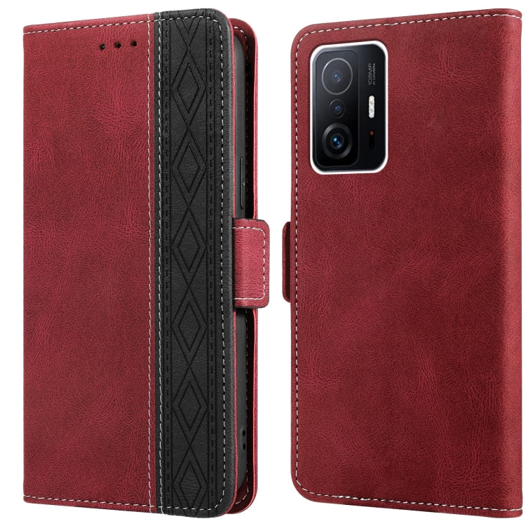 Stitching Side-Magnetic RFID Leather Phone Case, For Xiaomi Redmi 10 4G, For Xiaomi Redmi Note 11 Pro, For Xiaomi Mi 11 Lite, For Xiaomi Mi 11T, For Xiaomi Poco X3, For Xiaomi 12