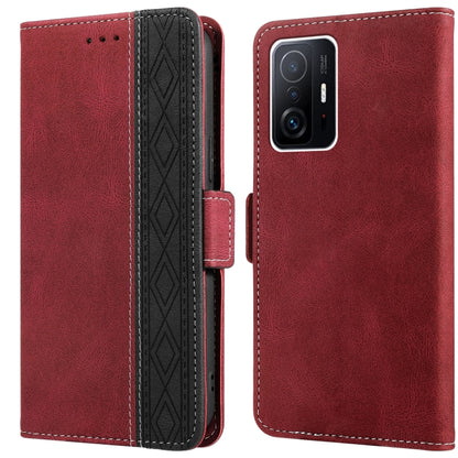 Stitching Side-Magnetic RFID Leather Phone Case, For Xiaomi Redmi 10 4G, For Xiaomi Redmi Note 11 Pro, For Xiaomi Mi 11 Lite, For Xiaomi Mi 11T, For Xiaomi Poco X3, For Xiaomi 12