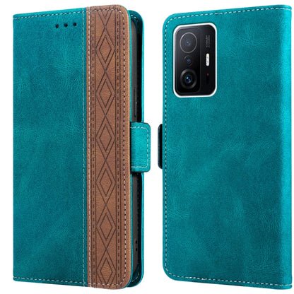 Stitching Side-Magnetic RFID Leather Phone Case, For Xiaomi Redmi 10 4G, For Xiaomi Redmi Note 11 Pro, For Xiaomi Mi 11 Lite, For Xiaomi Mi 11T, For Xiaomi Poco X3, For Xiaomi 12