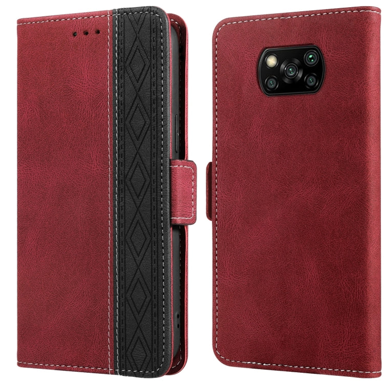 Stitching Side-Magnetic RFID Leather Phone Case, For Xiaomi Redmi 10 4G, For Xiaomi Redmi Note 11 Pro, For Xiaomi Mi 11 Lite, For Xiaomi Mi 11T, For Xiaomi Poco X3, For Xiaomi 12