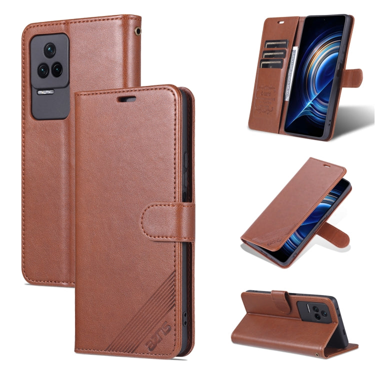 AZNS Sheepskin Texture Flip Leather Phone Case, For Honor 60 SE, For Xiaomi Redmi K50 / K50 Pro