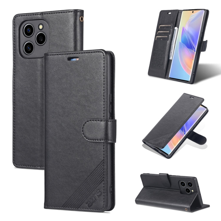AZNS Sheepskin Texture Flip Leather Phone Case, For Honor 60 SE, For Xiaomi Redmi K50 / K50 Pro