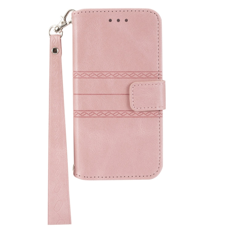 Embossed Striped Magnetic Buckle Horizontal Flip Phone Leather Case, For OPPO Find X5, For OPPO Find X5 Pro, For OPPO Realme 9 Pro+, For OPPO Realme C35