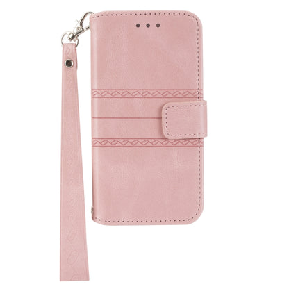 Embossed Striped Magnetic Buckle Horizontal Flip Phone Leather Case, For OPPO Realme 9 Pro, For Xiaomi Redmi K50 Gaming, For Xiaomi Redmi K50 Pro