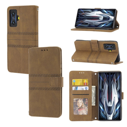 Embossed Striped Magnetic Buckle Horizontal Flip Phone Leather Case, For OPPO Realme 9 Pro, For Xiaomi Redmi K50 Gaming, For Xiaomi Redmi K50 Pro