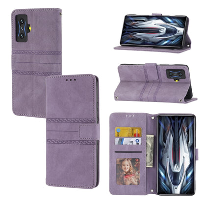 Embossed Striped Magnetic Buckle Horizontal Flip Phone Leather Case, For OPPO Realme 9 Pro, For Xiaomi Redmi K50 Gaming, For Xiaomi Redmi K50 Pro