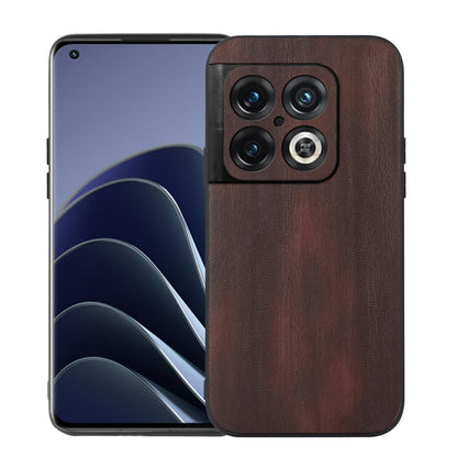 Yellow Cow Texture PU Phone Case, For OnePlus 10 Pro 5G, For OnePlus Nord CE 2 5G