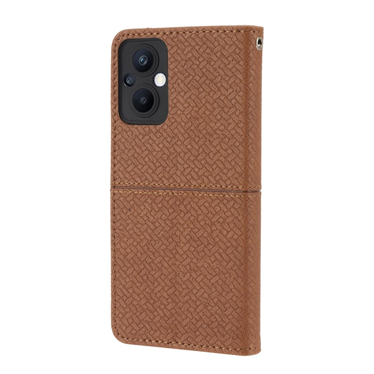Woven Texture Stitching Magnetic PU Leather Phone Case, For OPPO A96 5G, For OPPO Realme C35, For OPPO Reno7 SE 5G, For OPPO Reno7 5G