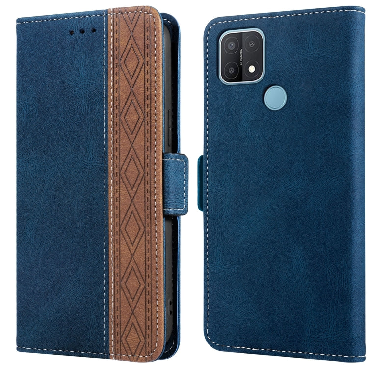 Stitching Side-Magnetic RFID Leather Phone Case, For OPPO A15, For OPPO A16, For OPPO A52 / A92 / A72, For OPPO A54 5G / A74 5G, For OPPO A73, For OPPO A94 5G