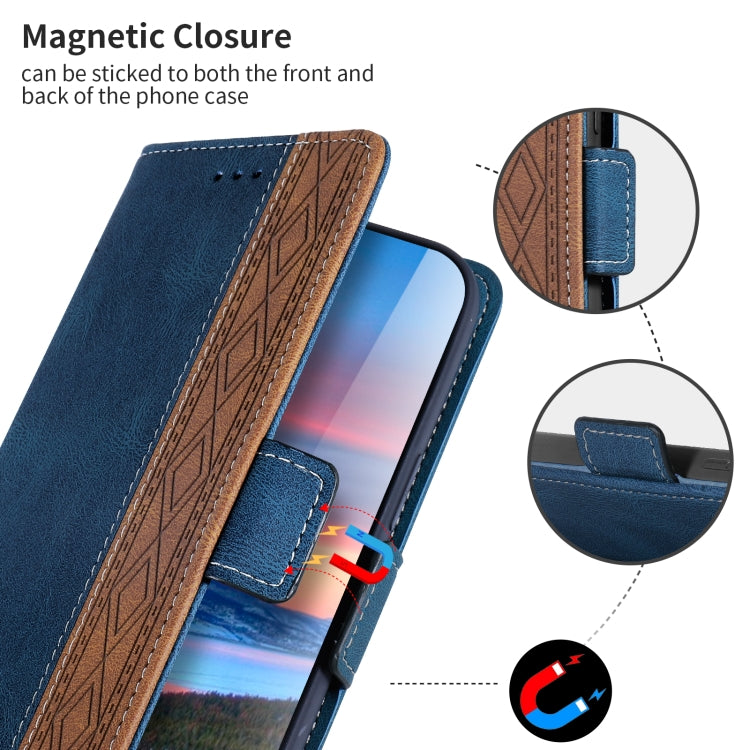 Stitching Side-Magnetic RFID Leather Phone Case, For OPPO A15, For OPPO A16, For OPPO A52 / A92 / A72, For OPPO A54 5G / A74 5G, For OPPO A73, For OPPO A94 5G