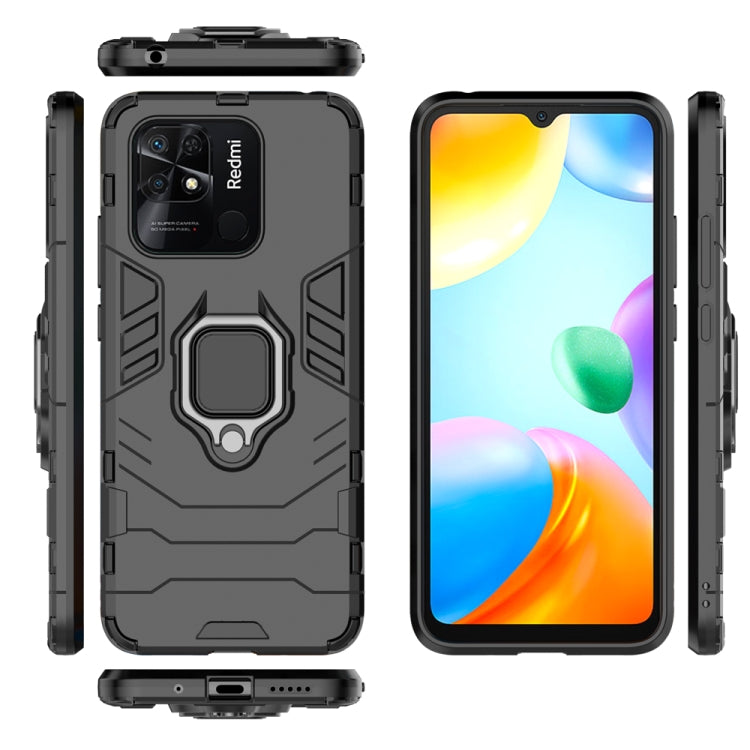 Shockproof PC + TPU Phone Case with Magnetic Ring Holder, For Xiaomi Redmi 10C, For Xiaomi Redmi Note 11E 5G