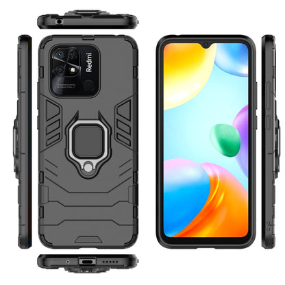 Shockproof PC + TPU Phone Case with Magnetic Ring Holder, For Xiaomi Redmi 10C, For Xiaomi Redmi Note 11E 5G
