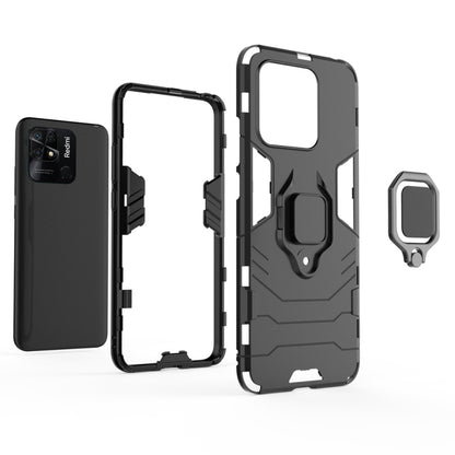 Shockproof PC + TPU Phone Case with Magnetic Ring Holder, For Xiaomi Redmi 10C, For Xiaomi Redmi Note 11E 5G
