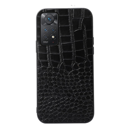 Crocodile Top Layer Cowhide Leather Case, For Xiaomi Redmi Note 11 Pro Global, For Samsung Galaxy A23 4G, For Samsung Galaxy A33 5G, For Samsung Galaxy A53 5G, For Samsung Galaxy A73 5G