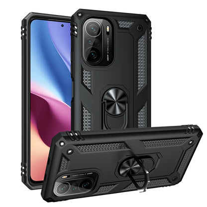 Shockproof TPU + PC Phone Case with 360 Degree Rotating Holder, For Xiaomi Poco F3, For Xiaomi Redmi 10C, For Xiaomi Redmi Note 11 Pro