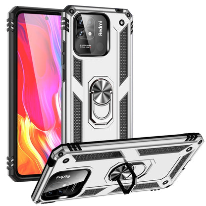 Shockproof TPU + PC Phone Case with 360 Degree Rotating Holder, For Xiaomi Poco F3, For Xiaomi Redmi 10C, For Xiaomi Redmi Note 11 Pro