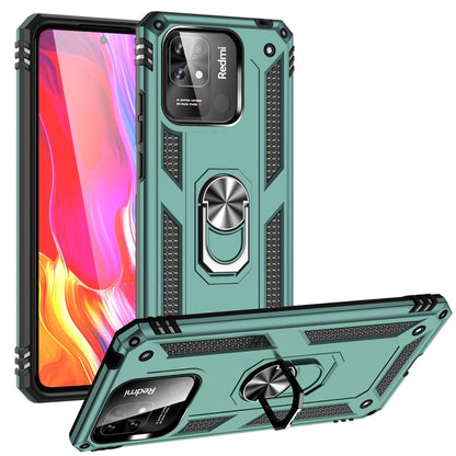 Shockproof TPU + PC Phone Case with 360 Degree Rotating Holder, For Xiaomi Poco F3, For Xiaomi Redmi 10C, For Xiaomi Redmi Note 11 Pro