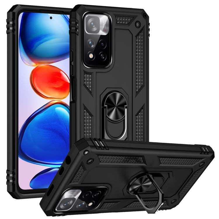 Shockproof TPU + PC Phone Case with 360 Degree Rotating Holder, For Xiaomi Poco F3, For Xiaomi Redmi 10C, For Xiaomi Redmi Note 11 Pro