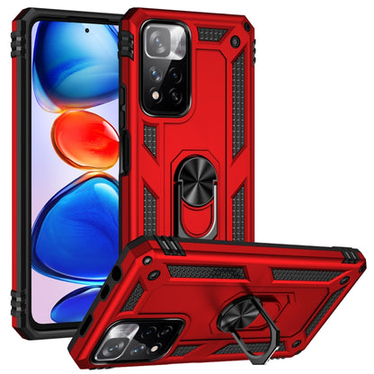 Shockproof TPU + PC Phone Case with 360 Degree Rotating Holder, For Xiaomi Poco F3, For Xiaomi Redmi 10C, For Xiaomi Redmi Note 11 Pro