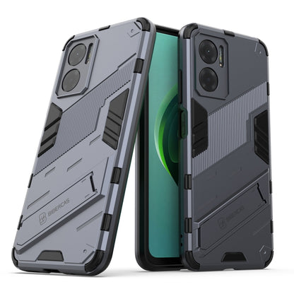 Punk Armor 2 in 1 PC + TPU Shockproof Phone Case with Invisible Holder, For Xiaomi Redmi Note 11E 5G China