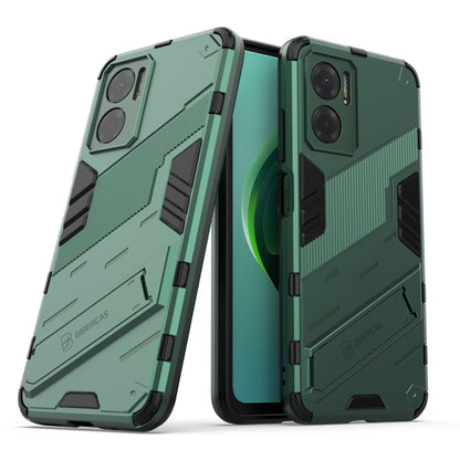 Punk Armor 2 in 1 PC + TPU Shockproof Phone Case with Invisible Holder, For Xiaomi Redmi Note 11E 5G China