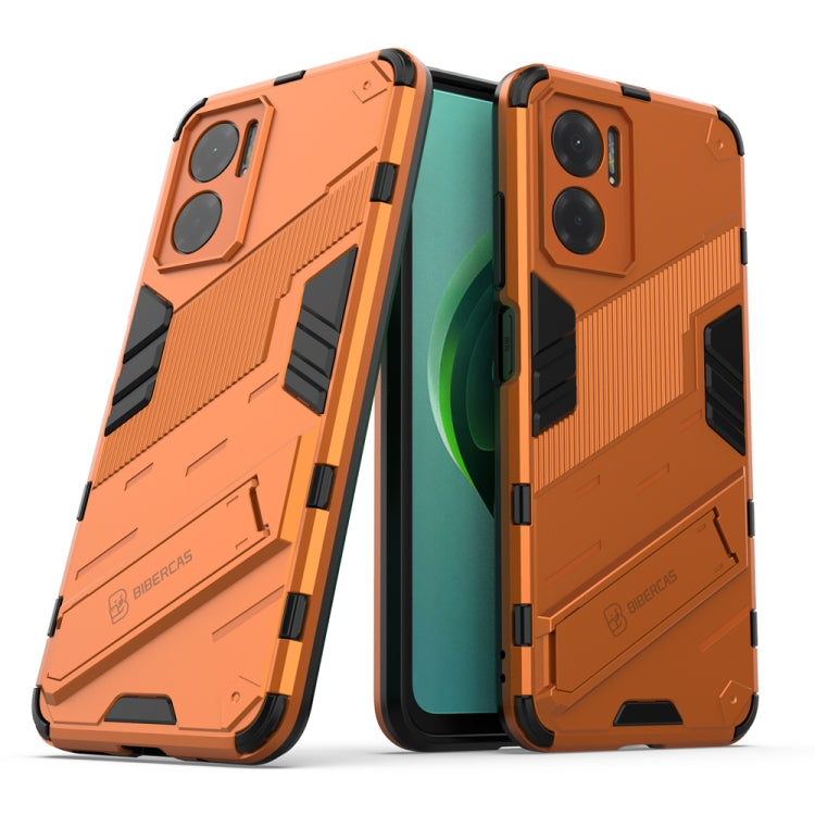 Punk Armor 2 in 1 PC + TPU Shockproof Phone Case with Invisible Holder, For Xiaomi Redmi Note 11E 5G China