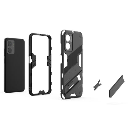 Punk Armor 2 in 1 PC + TPU Shockproof Phone Case with Invisible Holder, For Xiaomi Redmi Note 11E 5G China