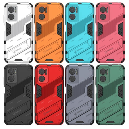 Punk Armor 2 in 1 PC + TPU Shockproof Phone Case with Invisible Holder, For Xiaomi Redmi Note 11E 5G China