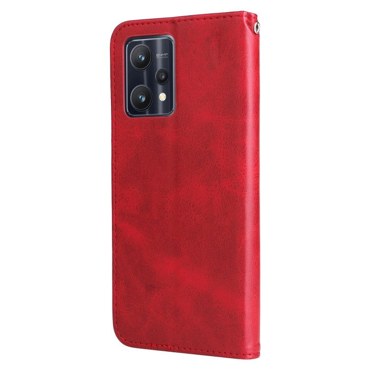 Fashion Calf Texture Zipper Horizontal Flip Leather Case, For OPPO Realme 9 Pro/Realme V25
