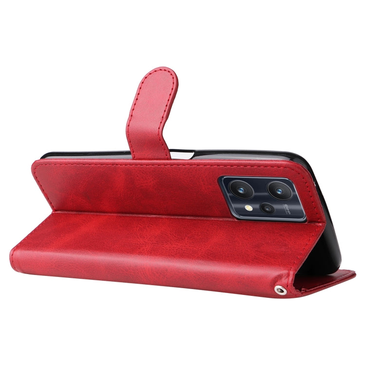 Fashion Calf Texture Zipper Horizontal Flip Leather Case, For OPPO Realme 9 Pro/Realme V25