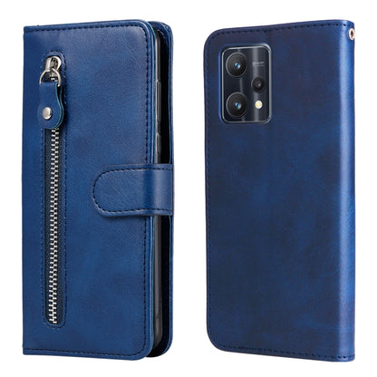 Fashion Calf Texture Zipper Horizontal Flip Leather Case, For OPPO Realme 9 Pro/Realme V25