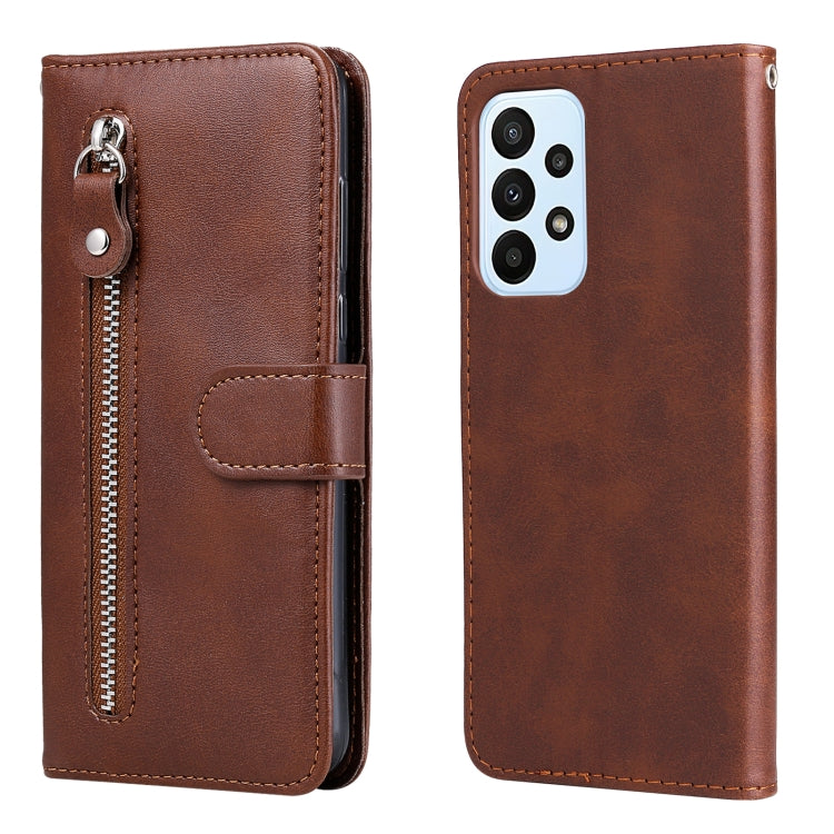 Fashion Calf Texture Zipper Horizontal Flip Leather Case, For Xiaomi Redmi Note 11 4G(Global), For Xiaomi Redmi Note 11 Pro 4G, For OPPO Realme 9i/A36 4G/A96 4G/K10 4G/A76 4G / A36 4G / A76 4G(Global), For Samsung Galaxy A23 /Galaxy M23/Galaxy F23